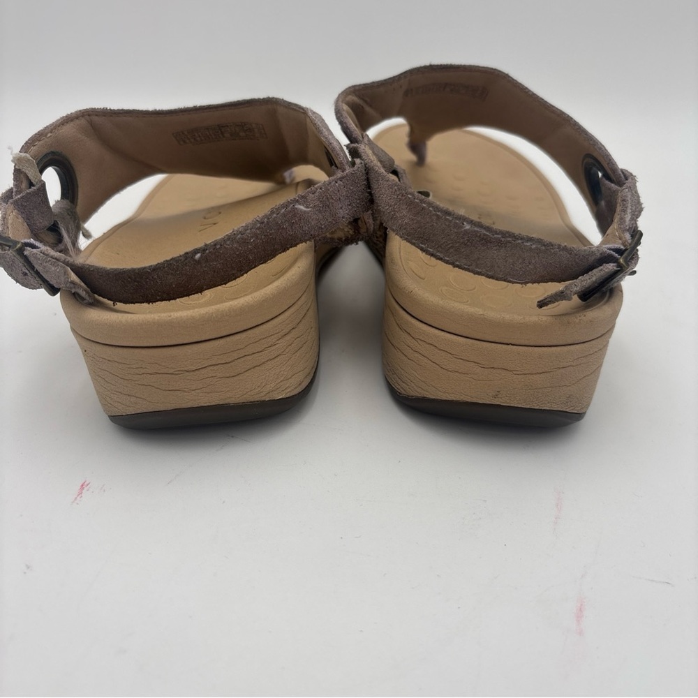 Vionic Suede Tan Sandals - Picture 4 of 10
